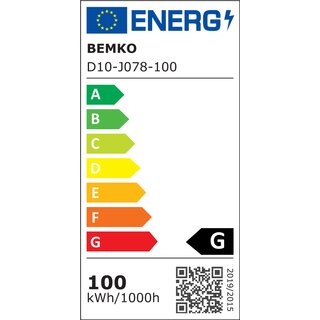 Set 10x Halogenstab Halogenstbe R7s 78mm 100W