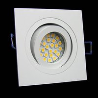 Einbaustrahler DSL50 schwenkbar weiß eckig Einbauspot LED...