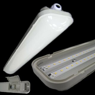 LED Feuchtraumleuchte 18W 36W 48W wie 2x18W 2x36W 2x58W 60cm 120cm 150cm HLA-060 18W