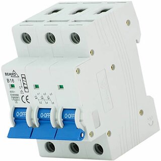 Leitungsschutzschalter LS-Schalter Sicherungsautomat 2A bis 63A 1-polig 3-polig 3-polig B 16A