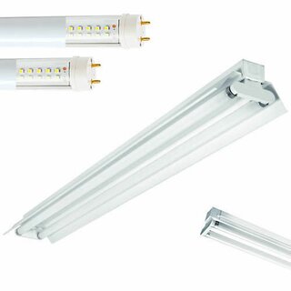 Halterung Lichtleiste für LED Leuchte T8 1x 120cm LED Röhren Fassung G13 