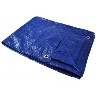 Abdeckplane Gewebeplane Bootsplane Schutzplane Bauplane Plane Garten 2mX3m Blau 0,65Eur/m