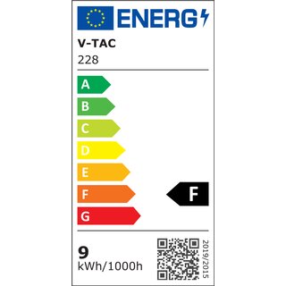 LED Glhbirne SAMSUNG CHIP E27 A58 Kunststoff 3000K 9W