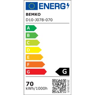 1x Halogenstab Halogenstbe R7s 78mm 70W