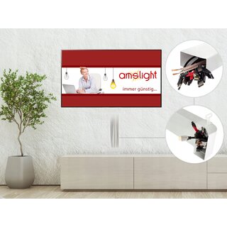 TV Kabelkanal Set 50cm | Unterputzkabelkanal, Unsichtbare Kabeldurchfhrung, Fernseher Kanal, Elektro-Installationsrohr