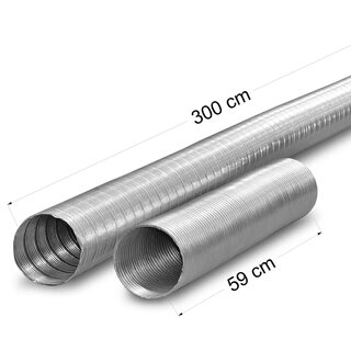 Aluminium-Rohre zur Lftung - versch. Durchmesser - 3m Lnge 75