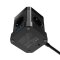 Kompakte SCHUKO Steckdosenleiste mit Qi Wireless Charging 15W, 4×2P+Z, 3×USBA, USBC PD, 4000W