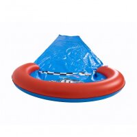 Amslight Wasserrutsche 4,88 m – Garten‑Wasserspiel für Kinder, Anschluss an Gartenschlauch, PVC, inkl. Reparatur‑Patch