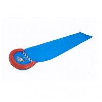 Amslight Wasserrutsche 4,88 m – Garten‑Wasserspiel für Kinder, Anschluss an Gartenschlauch, PVC, inkl. Reparatur‑Patch