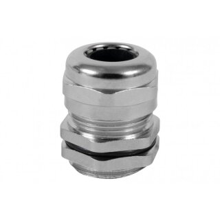 Messing-Kabelverschraubung MG metrisch mit Gegenmutter und Gummidichtung IP68 wasserdicht Nickel vernickelt -40°C bis +200°C MG12 bis MG63