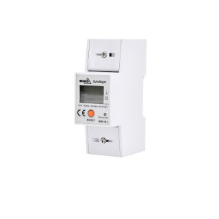 1 Phasen Energiezähler 10 80A Digitaler Stromindikator LED Impulsanzeige DIN Schiene TH35 230V AC Präzise Verbrauchskontrolle