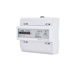 3 Phasen Energiezähler 20 100A Mechanischer Stromindikator Robuster Ferraris Zähler DIN  Schiene TH35 Zuverlässige Verbrauchskontrolle