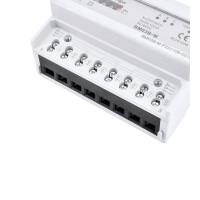 3 Phasen Energiezähler 20 100A Mechanischer Stromindikator Robuster Ferraris Zähler DIN  Schiene TH35 Zuverlässige Verbrauchskontrolle