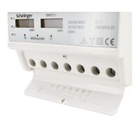 3 Phasen Energiezähler 20 100A Mechanischer Stromindikator Robuster Ferraris Zähler DIN Schiene TH35 Zuverlässige Verbrauchskontrolle