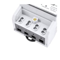 3 Phasen Energiezähler 5 80A Mechanischer Drehstrom Stromindikator Robuster Ferraris Zähler DIN Schiene TH35 Präzise Verbrauchsmessung