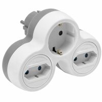 Amslight 3-fach Steckdosenadapter mit Kindersicherung...