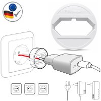 Set 3-fach Steckdosenverteiler mit Kindersicherung 16A 3680W Schuko Euro + Steckdosenadapter