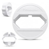 Set 3-fach Steckdosenverteiler mit Kindersicherung 16A 3680W Schuko Euro + Steckdosenadapter