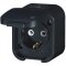 B2 Serie IP54 Aufputz Steckdose Schwarz, VDE, Steckdose Schuko 1-fach 16A, 250V