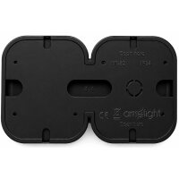 B2 Serie IP54 Aufputz Steckdose Schwarz, VDE, Doppelsteckdose Waagerecht, 16A, 250V, mit Klappdeckel Schuko