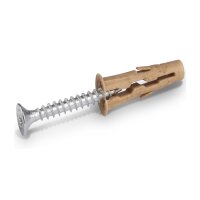Universaldübel mit Schraube Edelstahl A2 +...