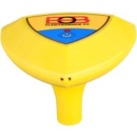 ELEKTROBOCK Pool-Alarm - Schwimmender Bewegungssensor mit 95dB Sirene | Wasser bewegt Sich - Funk-Empfänger löst Lauten Alarm aus | Einfache Installation | IP67 | für alle Pools & Aussenwasser