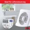 ELEKTROBOCK CS3C-1B Zeitrelais - Nachlaufrelais 230 V mit Steckklemmen - Verzögerte Einschaltung - Für Lüfter & Beleuchtung - Unterputz