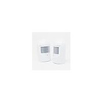 Funk-Durchgangsmelder mit 2X PIR Sensor, 120m Reichweite, Lautstärke 90dB, Erfassungsbereich 8m, Erfassungswinkel 75°, Wandmontage, für Innen & Außen