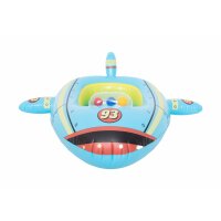 Aufblasbares Kinder Flugzeug Boot  Robustes PVC?Spielboot für Strand & Pool, 84 x 89 x 25,5 cm farbenfrohes Design