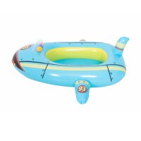 Aufblasbares Kinder Flugzeug Boot  Robustes PVC?Spielboot für Strand & Pool, 84 x 89 x 25,5 cm farbenfrohes Design
