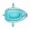 Aufblasbares Kinder Flugzeug Boot  Robustes PVC?Spielboot für Strand & Pool, 84 x 89 x 25,5 cm farbenfrohes Design