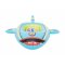 Aufblasbares Kinder Flugzeug Boot  Robustes PVC?Spielboot für Strand & Pool, 84 x 89 x 25,5 cm farbenfrohes Design