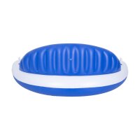 Amslight Großer Aufblasbarer Pool Liegestuhl Komfort Luftmatratze mit Rückenlehne, Robustes PVC, 207 x 105 x 71 cm