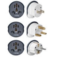 Universal‑Reiseadapter – Europa | USA | UK |...