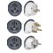 Universal‑Reiseadapter – Europa | USA | UK | Kompakter Mehrfachadapter | 230 V / 110–230 V | Weiß‑Graphit