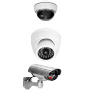 Amslight Attrappen‑Set CCTV – Dome & Tube...