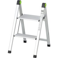Ultrakompakter Haushaltsleiter aus Aluminium für...