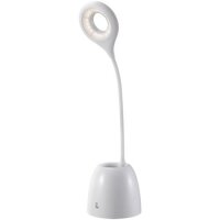 LED Tischleuchte dimmbar Schreibtischlampe Lampe Büro Weiß Flexible Akku RGB