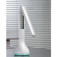 LED Tischleuchte dimmbar Schreibtischlampe Lampe Büro Weiß Flexible Akku RGB