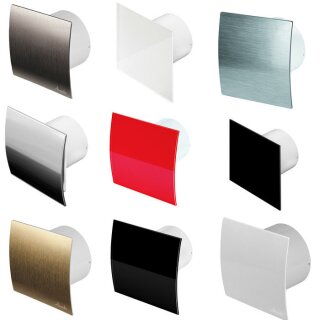 Leise Wand Ventilator Badlüfter Ø 100, 125 Timer Feuchtesensor System+ KWS KWT