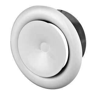 Rundrohrsystem Verbinder Metall Alu-Flex-Rohr T-Stück Kaminaufsatz Reduzierstück Deckenventil AMN 125mm