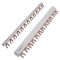 Sammelschiene Phasenschiene 1/3-Phasen 12/54-polig 10mm² Kammschiene Gabel 1-Phase 12-Module