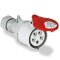 Steckdose 16A 400V  Steckdose tragbar 5-polig (ISN-1653)