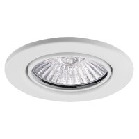 SET Einbaustrahler Mondo schwenkbar LED Eisen Weiß Chrom Schwarz Messing in GU10