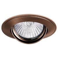 Einbaustrahler Verde schwenkbar LED Eisen Weiß Chrom Schwarz Messing in GU10