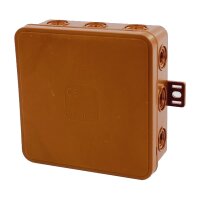 Abzweigdose V6 Verteilerkasten 85x84x41mm IP54 Schwarz Grau Weiß Braun