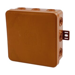 Abzweigdose V6 Verteilerkasten IP54 85x84x41mm 1 Stück Braun