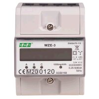 Unterstromzähler Hutschiene MID digital 3-Phasen F&F