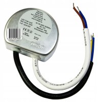 LED Trafo IP67 rund Rundnetzteil 12V/DC Treiber 15W Wasserfest IP67 Unterputzdose 12V