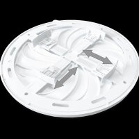 Verstellbares rundes Lüftungsgitter